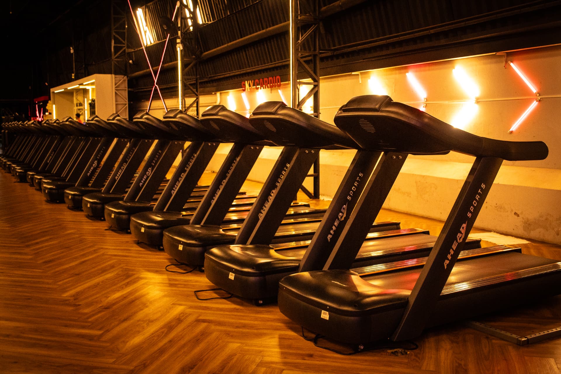 Área de Cardio da SkyFit Egas